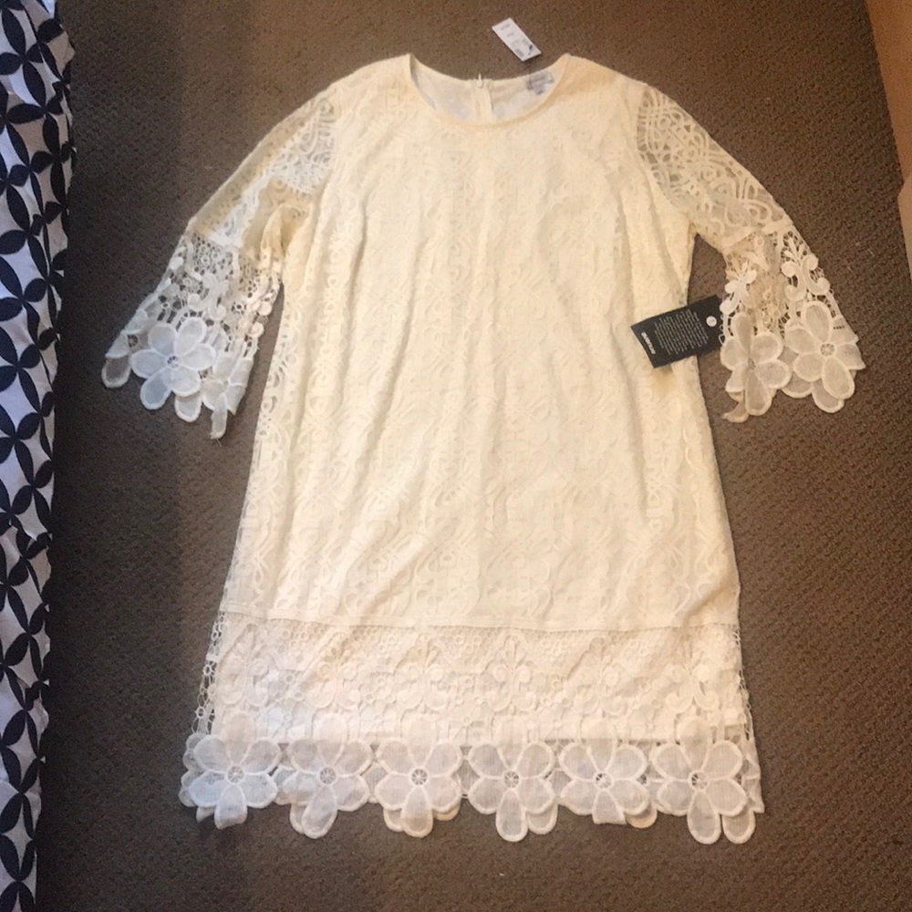 Cream Lane Bryant 18/20 Dress
